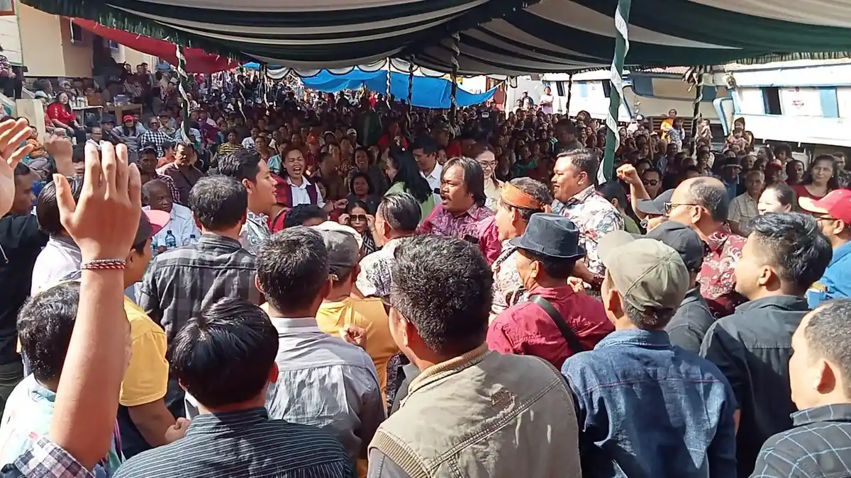 Energi Baru Samosir Freddy-Andreas Resmi Dapat Restu dari Naibaho Silima Ompu