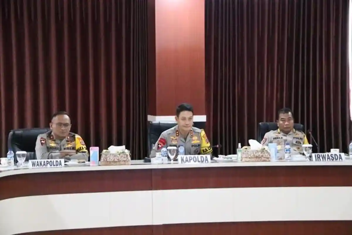 Evaluasi Kinerja Jajarannya, Kapolda Kaltara Irjen Pol Daniel Adityajaya Pimpin Anev Bulanan