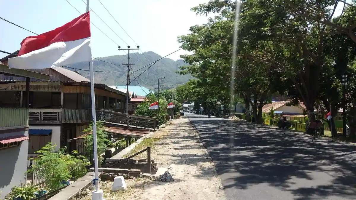 BJ Habibie Wafat, Bendera Setengah Tiang Berkibar Hingga Pelosok Desa di Majene