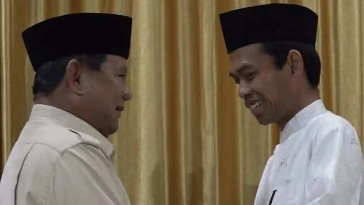 Alasan Ustadz Abdul Somad Larang Prabowo Subianto Pegang Tasbih di Depan Umum dan Tolak Jabatan