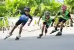 Atlet Sepatu Roda KISS dan CAC Berlatih