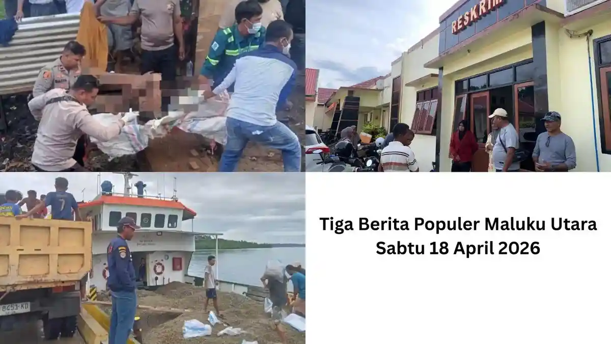 3 Berita Populer Malut: Temuan Jasad Penuh Luka Tusuk di Halsel - Kasus Sebaran Video Asusila Pacar