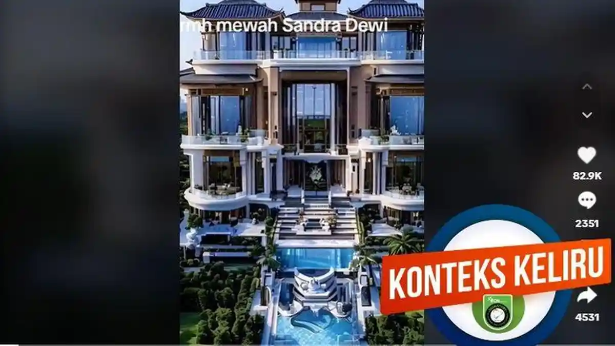 Cek Fakta: Penampakan Rumah Mewah Sandra Dewi Setelah Suaminya Harvey Moeis Ditangkap
