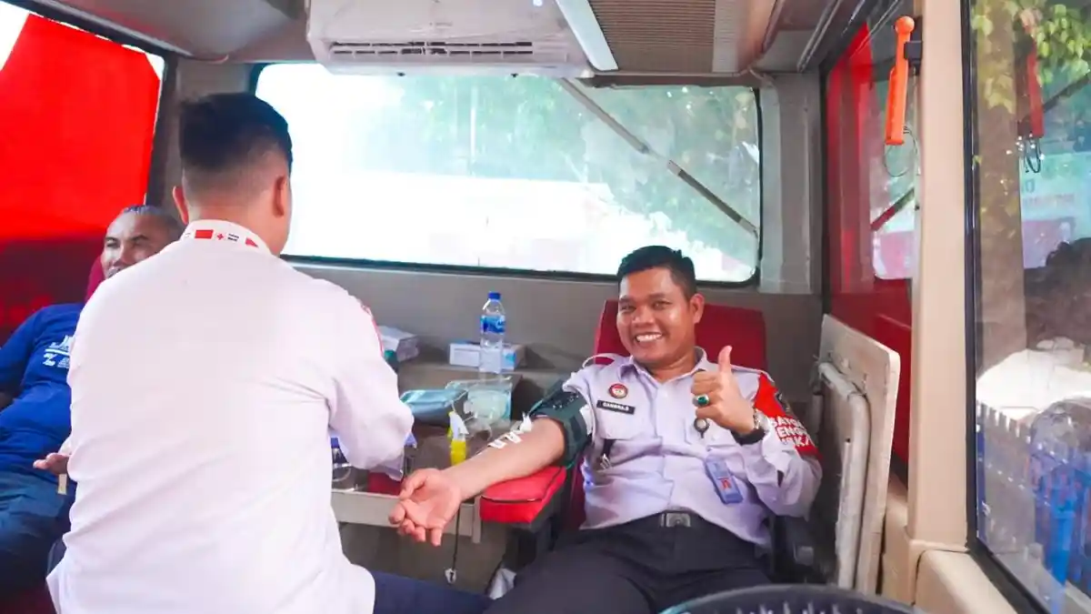 Setetes Darah untuk Kehidupan, Lapas Rantauprapat Kanwil Kemenkumham Sumut Gelar Donor Darah