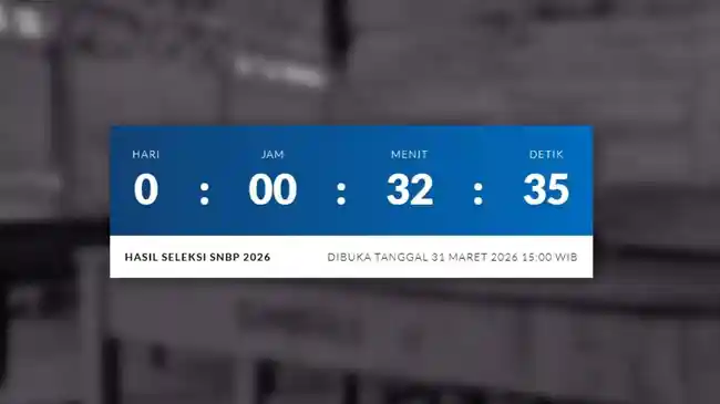 Link Countdown Pengumuman SNBP 2026, Berikut Cara Ceknya
