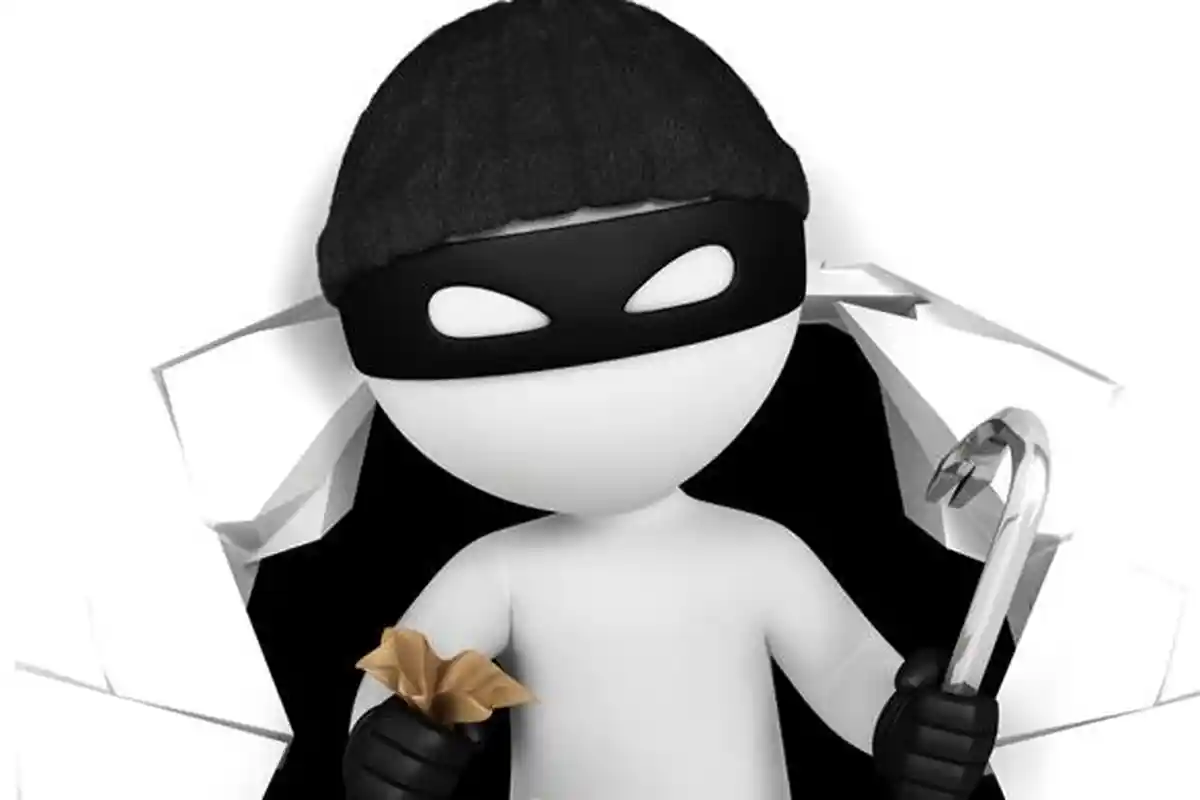 Seorang Pria Bobol Ruko Pakai Obeng, Gasak 1 Set Komputer, TV, dan DVD