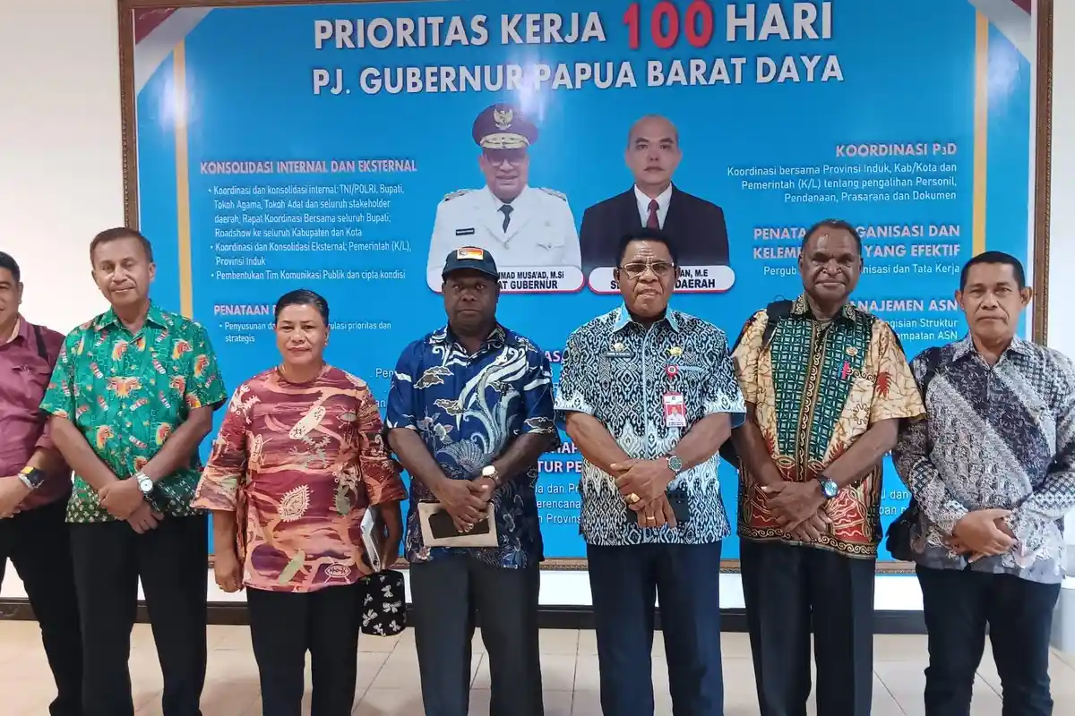 Pemprov Papua Barat Daya Adakan Pertemuan Kesbangpol, Tindak Lanjuti Program Regulasi Pj Gubernur