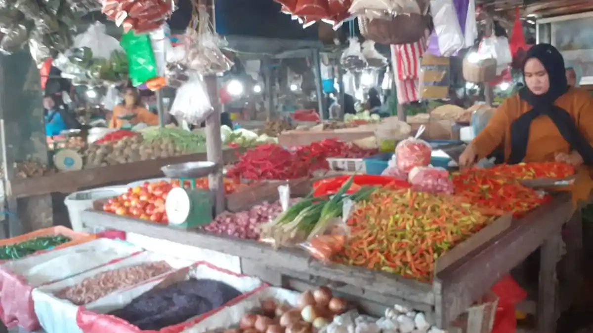 Harga Sembako Jelang Idul Adha di Pasar Gusher Tarakan Turun, Sebaliknya Komoditi Udang Kering Naik