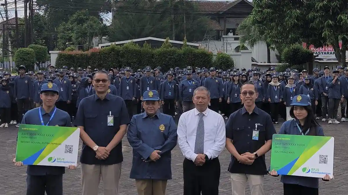 BPJS Ketenagakerjaan Lindungi 1.255 Mahasiswa Universitas Semarang Lakukan KKN