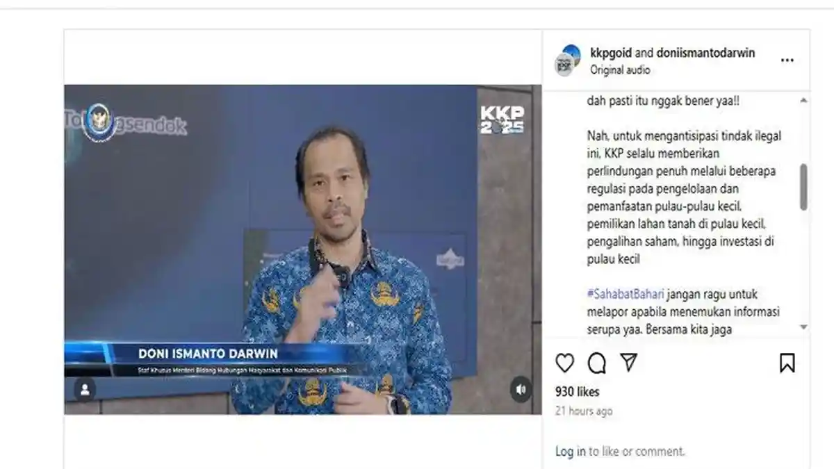 KKP Tanggapi Kabar Penjualan Empat Pulau di Anambas Kepri: Tak Diperjualbelikan
