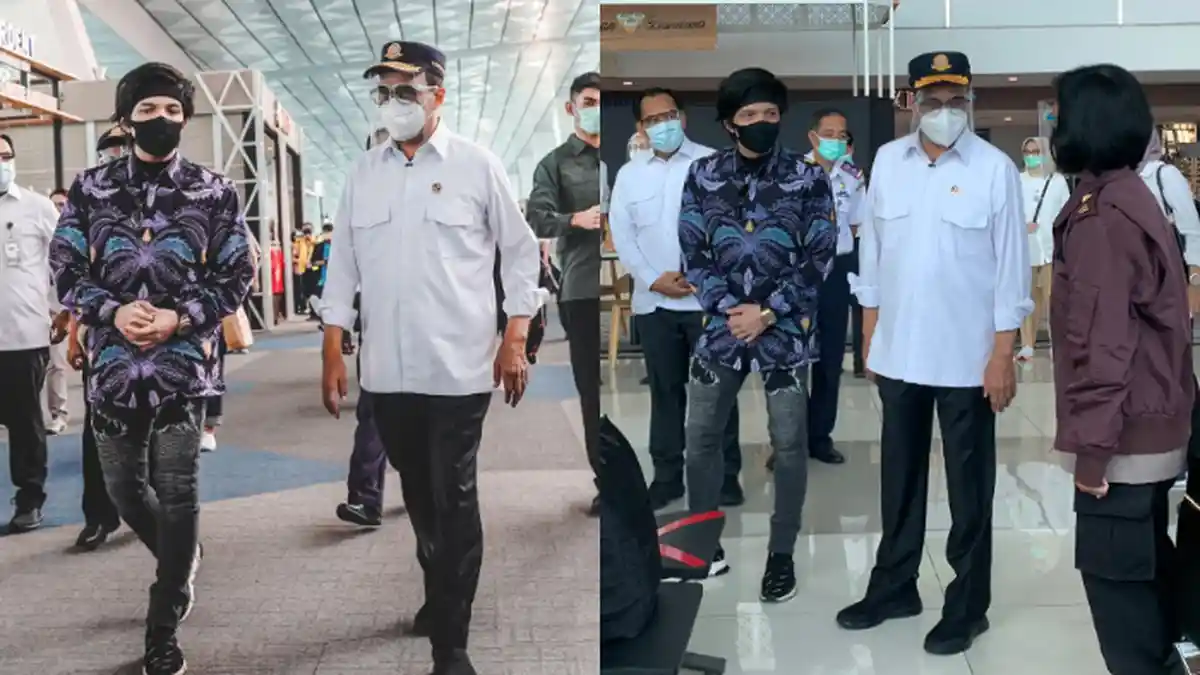 Pakai Batik dan Celana Jeans Sobek, Penampilan Atta Halilintar Saat Bertemu Menteri Ramai Dibahas