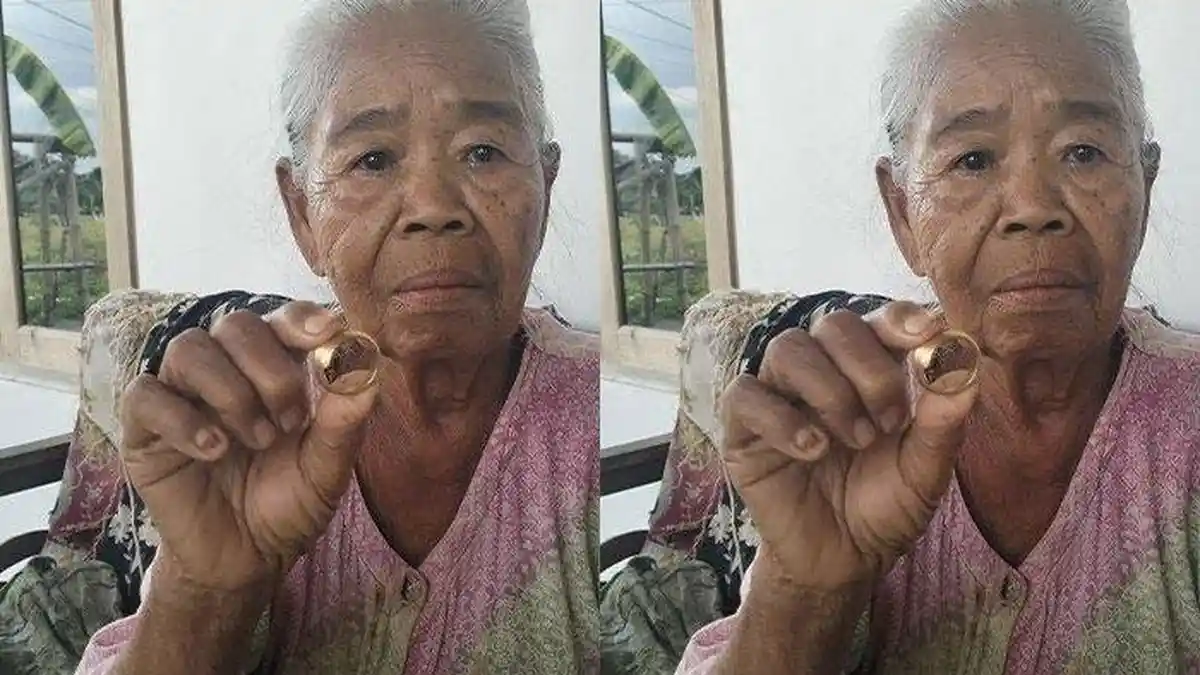 Mbah Sipon Teriak Panggil Cucu, Baru Sadar Jadi Korban Aksi Penipuan Jual Cincin, Videonya Viral
