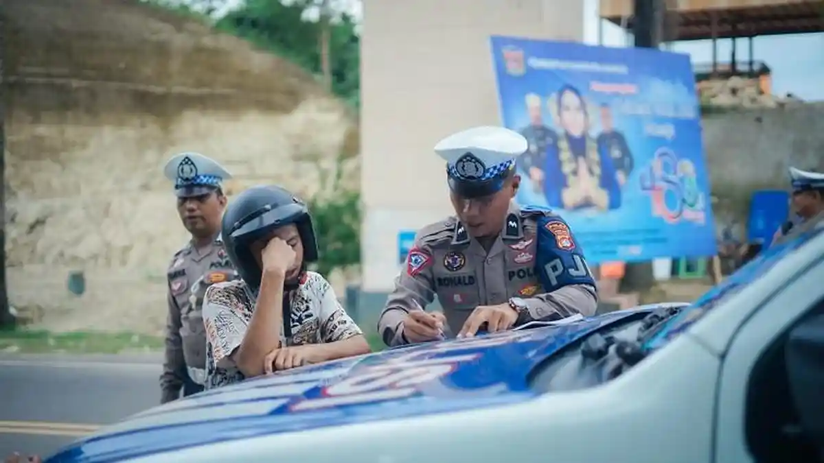 162 Tilang Dikeluarkan Ditlantas Polda Sulbar Saat Operasi Patuh Marano 2023