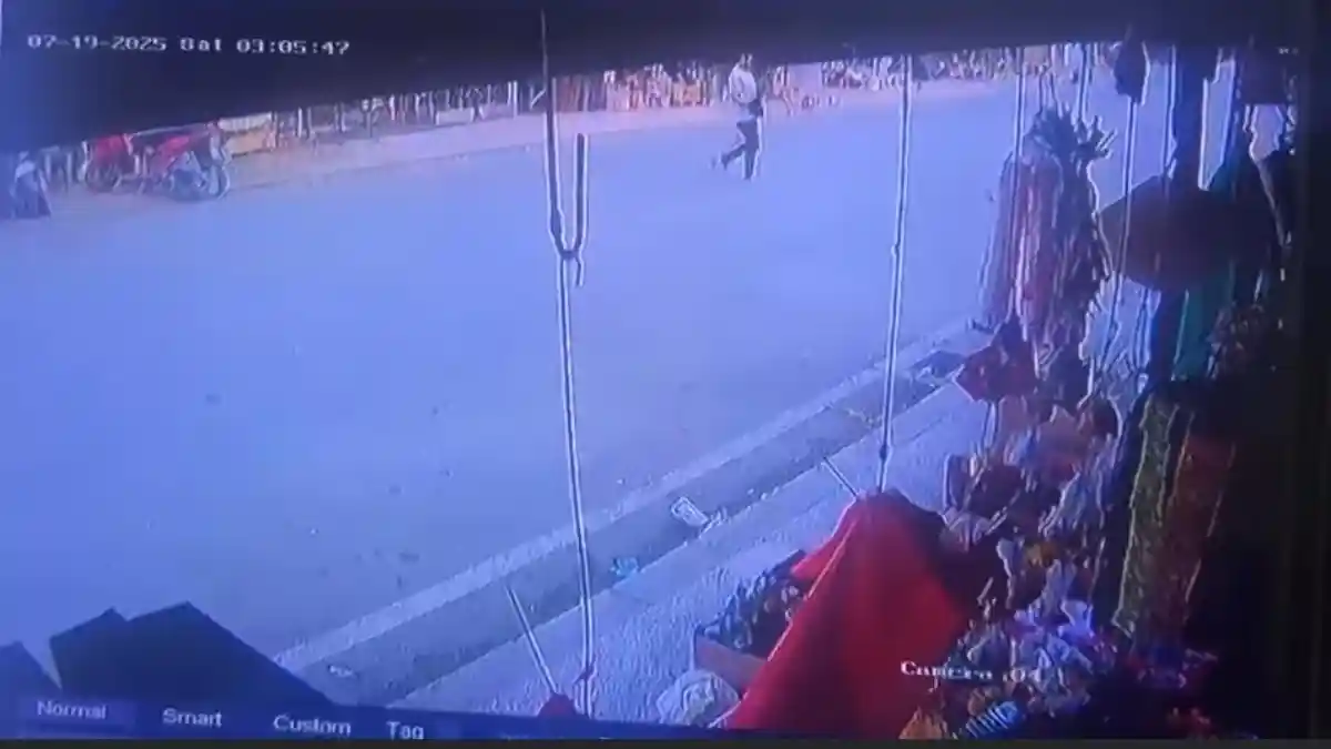 Beredar Rekaman CCTV Awal Kebakaran Pasar Masomba Palu, Api Muncul Saat Ditinggalkan Pria Baju Putih