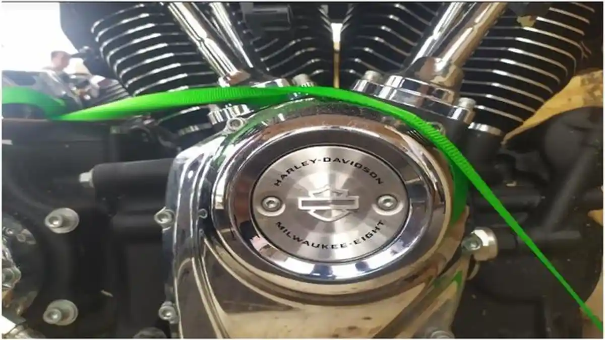 Penampakan Mesin Moge Harley Davidson Ilegal Disita Polda Sumsel, Ada Tulisan Milwaukee Eight