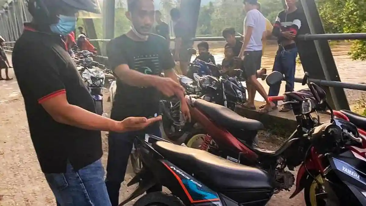 Polisi Bubarkan Balap Liar di Enrekang, Pelaku Kocar-kacir, 35 Motor Diamankan