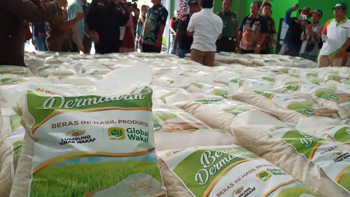 ACT Buat Lumbung Pangan Wakaf di Blora: Produksi 10 Ton Beras per Hari hingga Sediakan Beras Gratis
