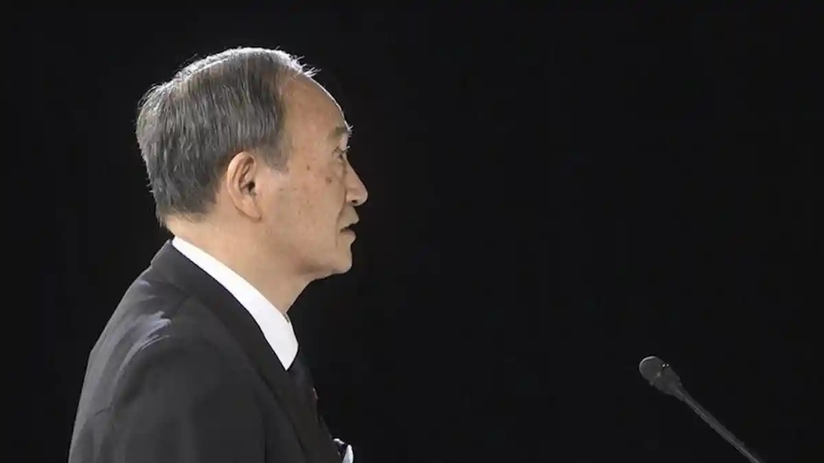 Hampir Menangis, Mantan PM Yoshihide Suga: Saya Bangga Shinzo Abe Jadi PM Jepang