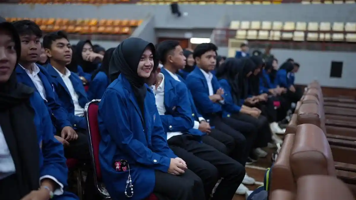 Mahasiswa Penerima Kartu Indonesia Pintar Unila Jalani Diklat Pendidikan Karakter