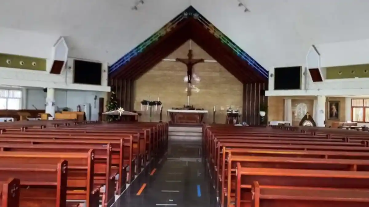 Jelang Misa Natal, Gereja Katolik Hati Santa Perawan Maria Tak Bernoda Siapkan Prokes