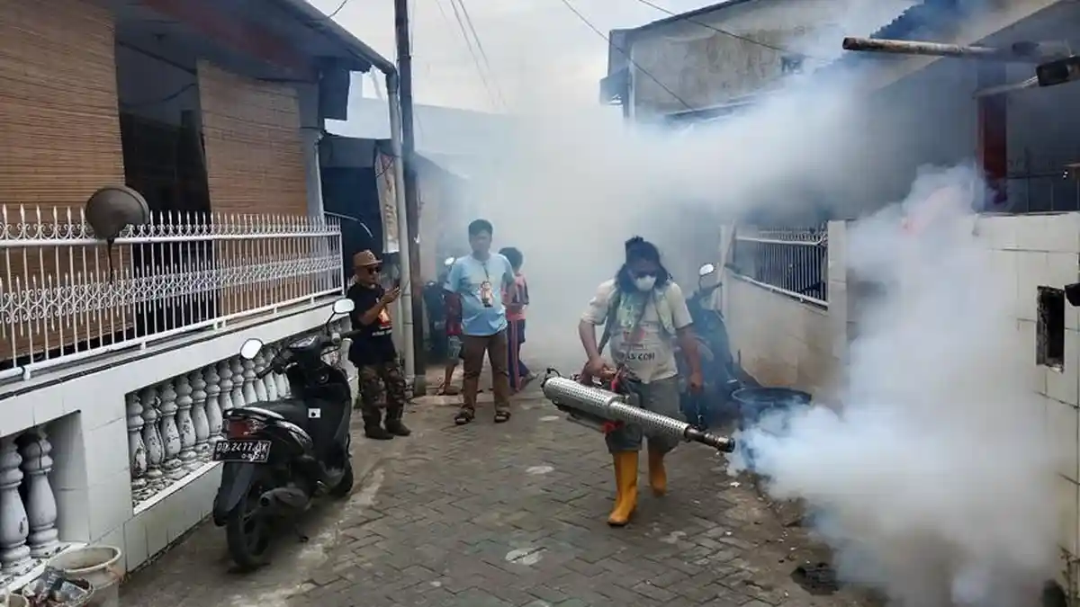 7 Warga Bonto Makkio Makassar Terserang DBD, Horas Community Gercep Lakukan Fogging - Horas-Community-kembali-mgrdw.jpg