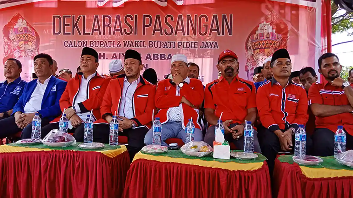 Massa Hadiri Deklarasi ASLI Jilid Dua, Bakal Calon Bupati/Wakil Bupati pada Pilkada Pijay 2018