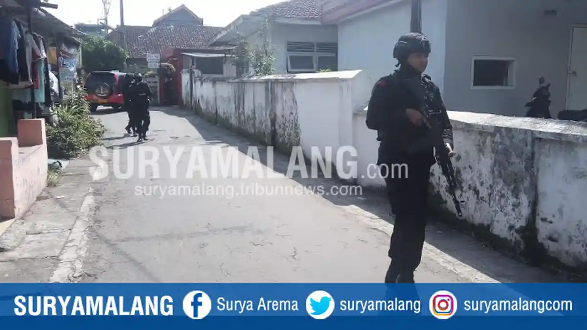 Rumah Terduga Teroris Singosari Malang Ternyata Dekat Kantor Koramil