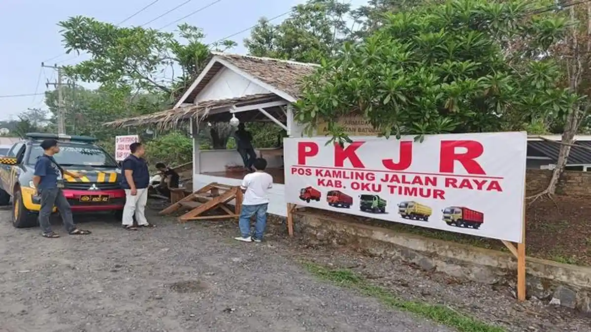Pos Diduga Tempat Pungli Sopir di OKU Timur Digerebek Polisi, Pelaku Bantah Paksa Minta Uang Sopir