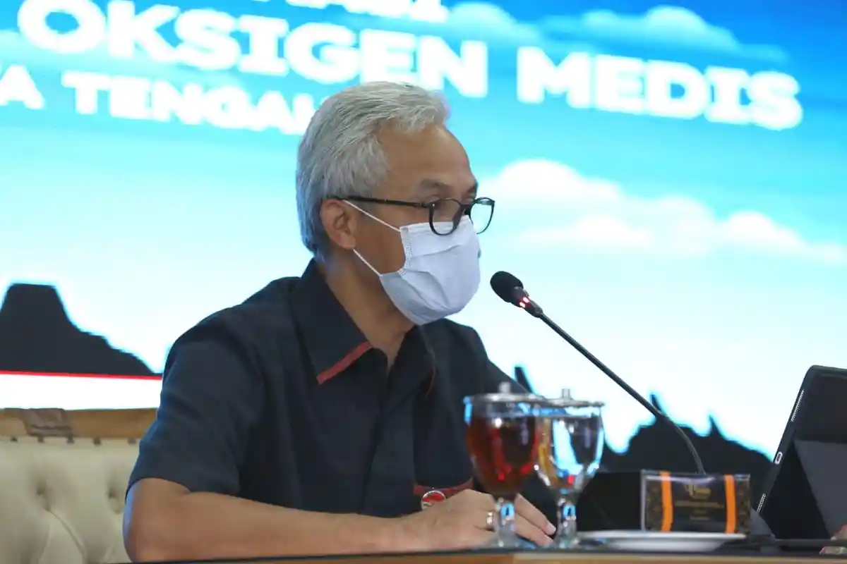 Begini Cara Gubernur Ganjar Atasi Kekurangan Pasokan Oksigen Medis di Jateng