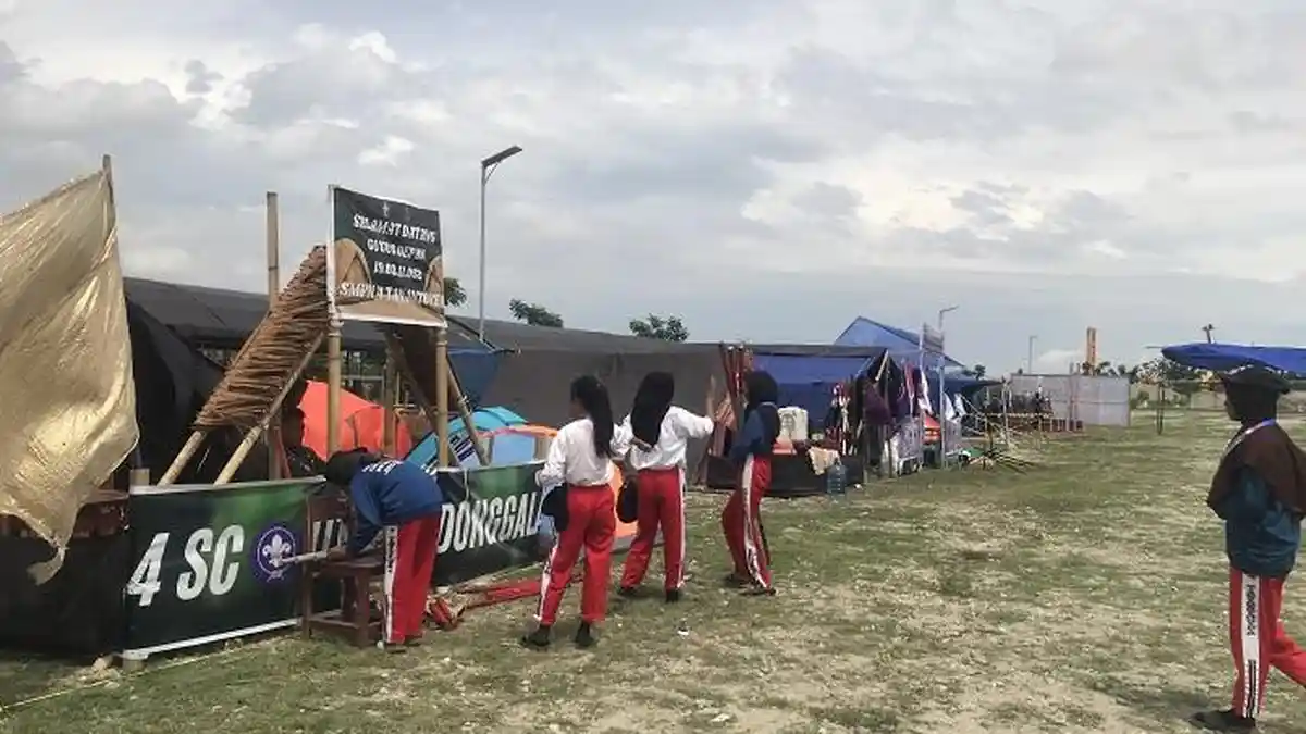 Sigi Jadi Tuan Rumah Giat Pramuka, Sekolah dari Mamuju Hadir