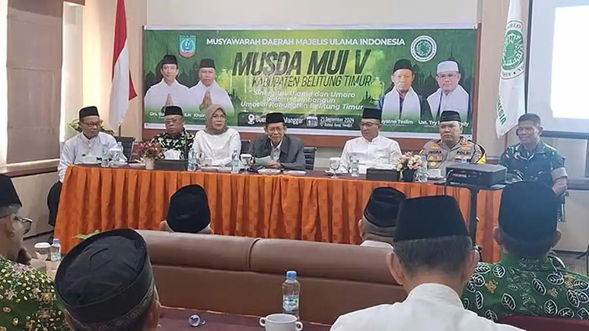 Musda V MUI Belitung Timur di Guest Hotel Manggar, Bahas Penyegaran dan Isu Keagamaan