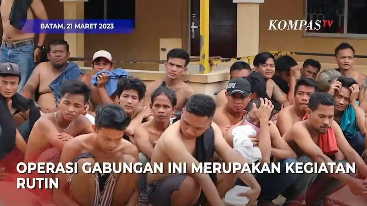 Kampung Aceh di Batam Digerebek, Polisi Amankan 43 Orang, 4 Lainnya Kedapatan Konsumsi Sabu