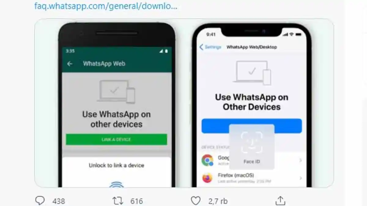 Cara Baru Login Whatsapp Web Agar Lebih Aman dan Cara Menonaktifkan Fitur Keamanan Biometrik