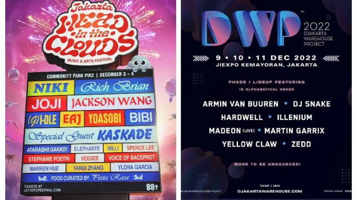DWP hingga HITC, Simak Deretan Konser Musik di Jakarta Akhir Tahun 2022