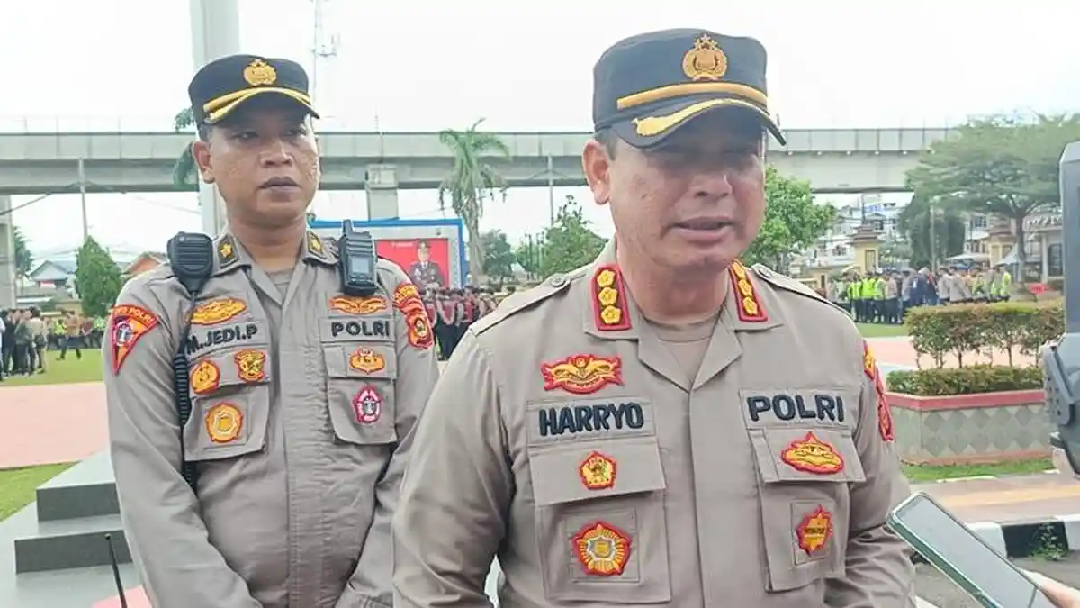 Amankan Pornas Korpri di JSC, Polrestabes Palembang Sebar Pasukan Hingga ke Penjual Pecel Lele
