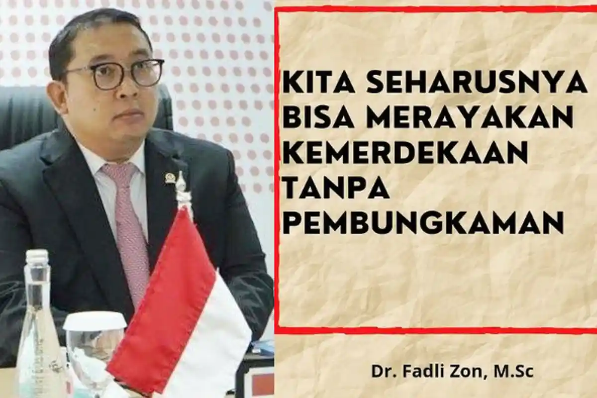 Fadli Zon Ditantang untuk Perjuangkan Hak Warga Negara yang Menolak Divaksin, Netizen: Berbicaralah!