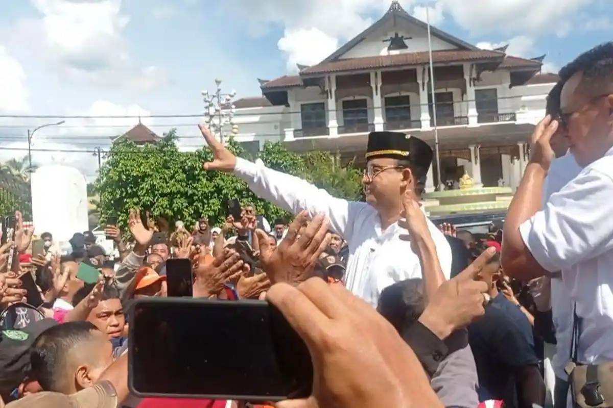 Janji Anies Baswedan untuk Bawa Perubahan saat Kunjungi Kutai Kartanegara