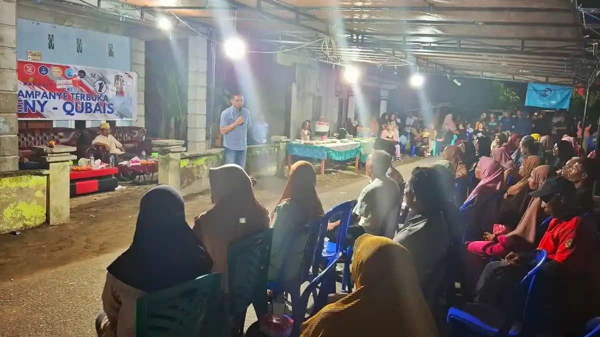 Kampanye di Desa Mandiri, Deny - Qubais Janji Penuhi Keluhan Warga Jika Terpilih pada Pilkada 2024