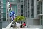 12 Bendera Partai Berkibar di Hotel Grand Clarion