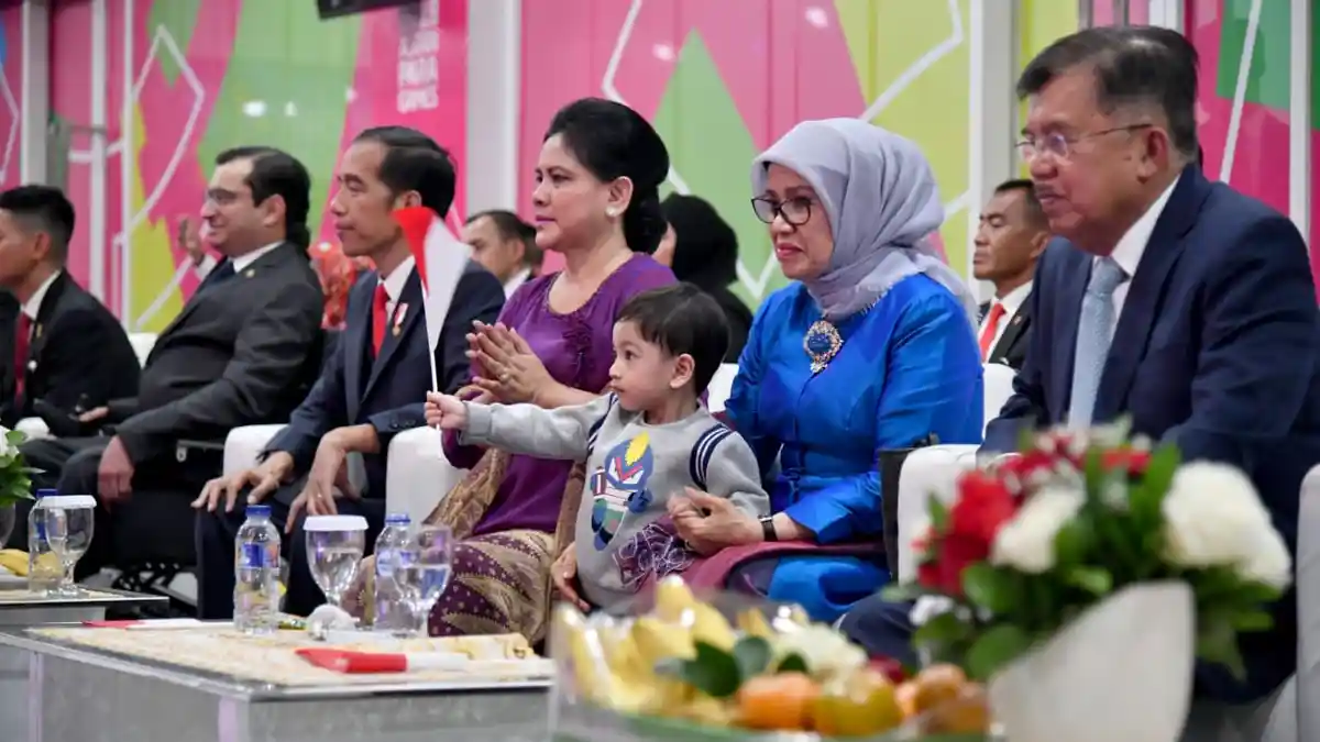Canda Wapres JK : Target Perolehan Medali Indonesia Meleset ke Atas