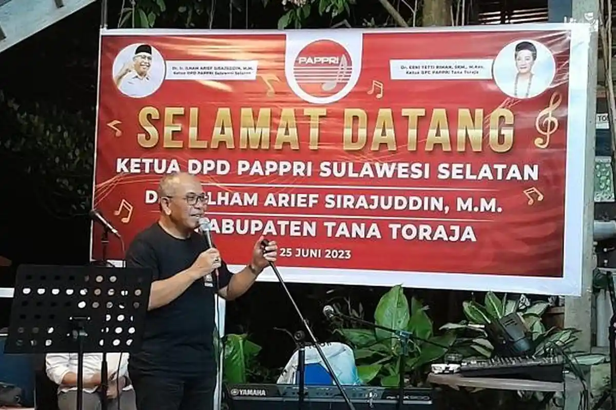 Jelang Pelantikan, Ilham Arief Sirajuddin Silaturahmi ke DPC PAPPRI Tana Toraja
