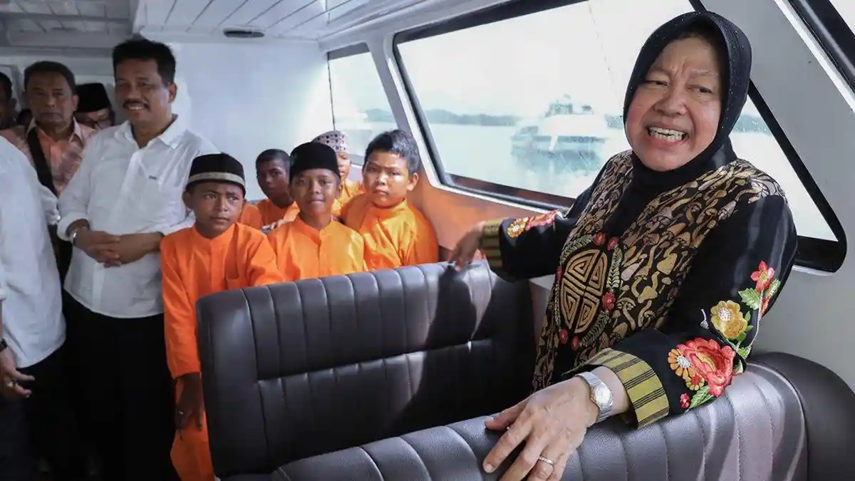 Mensos ke Batam Bantu Kapal Buat Pelajar Hinterland, Pemko Tanggung Operasional