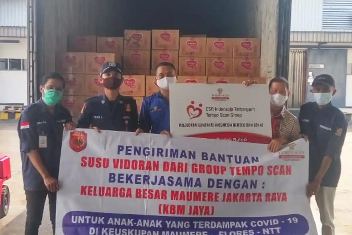 Peduli Gizi Anak di Sikka KBM Jaya Droping Susu Vidoran