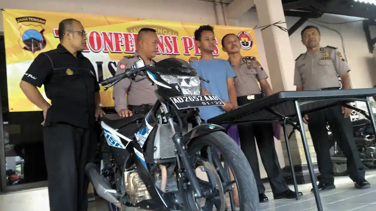 Pinjam Sepeda Motor Teman, Pria Solo Ini Malah Menduplikat Kunci Lalu Curi Motor Temannya