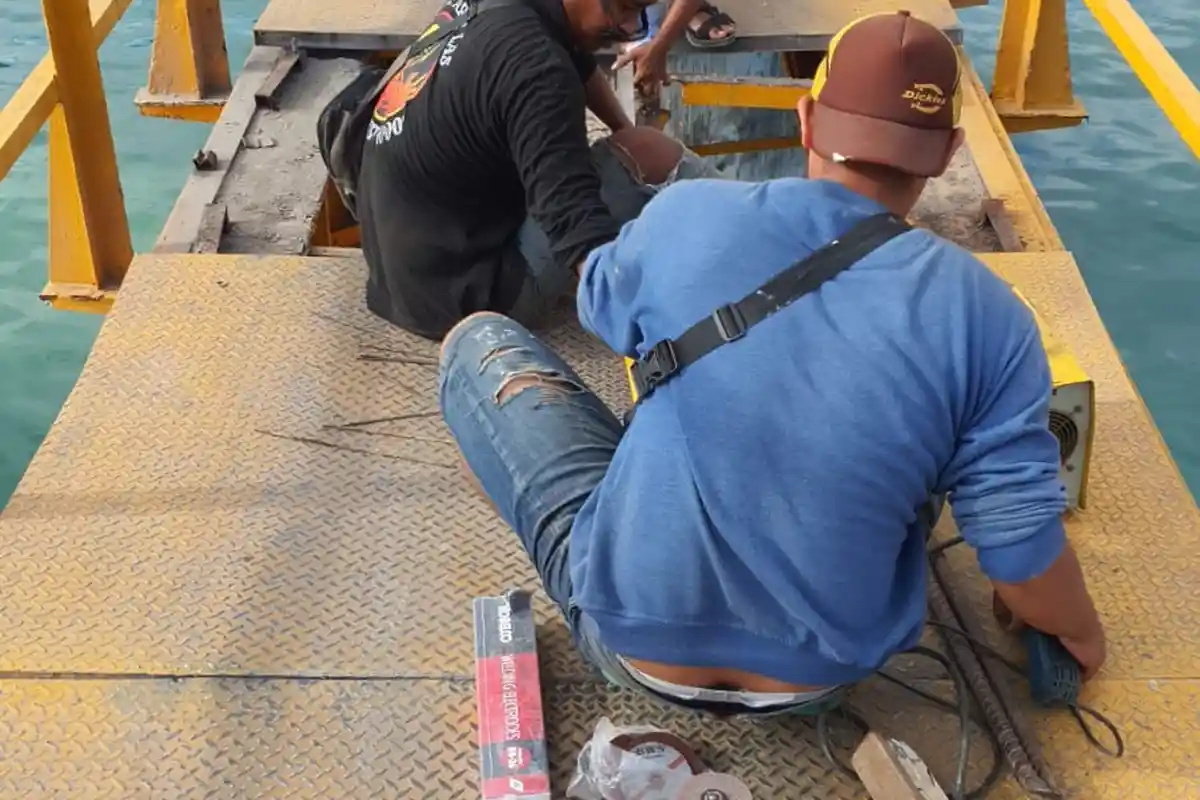 Dilalui Pickup, Jembatan Kuning Nusa Penida Rusak, Bakal Ditutup untuk Roda Empat, Ini Kondisinya