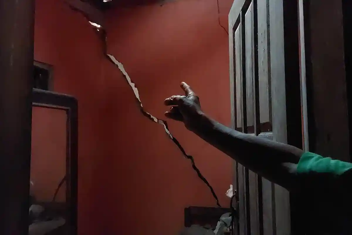 Rumah Suyud di Kebumen Retak Parah Diguncang Tanah Gerak