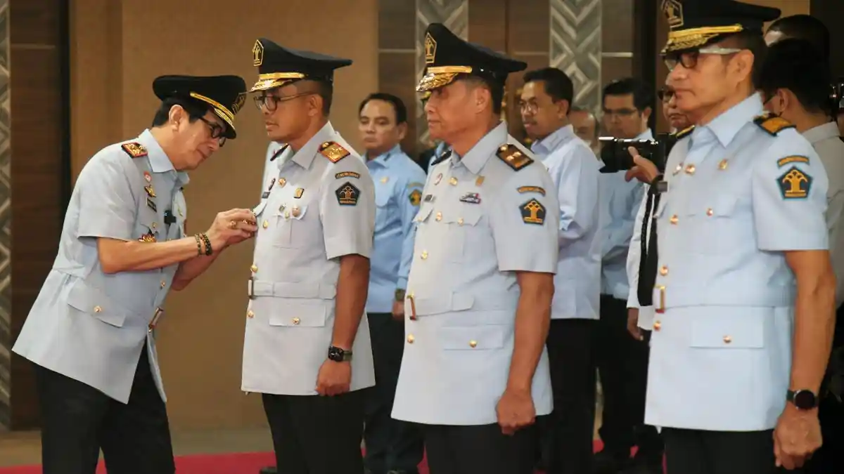 Lantik 5 Pimti Madya, Yasonna Minta Buat Terobosan Kreatif