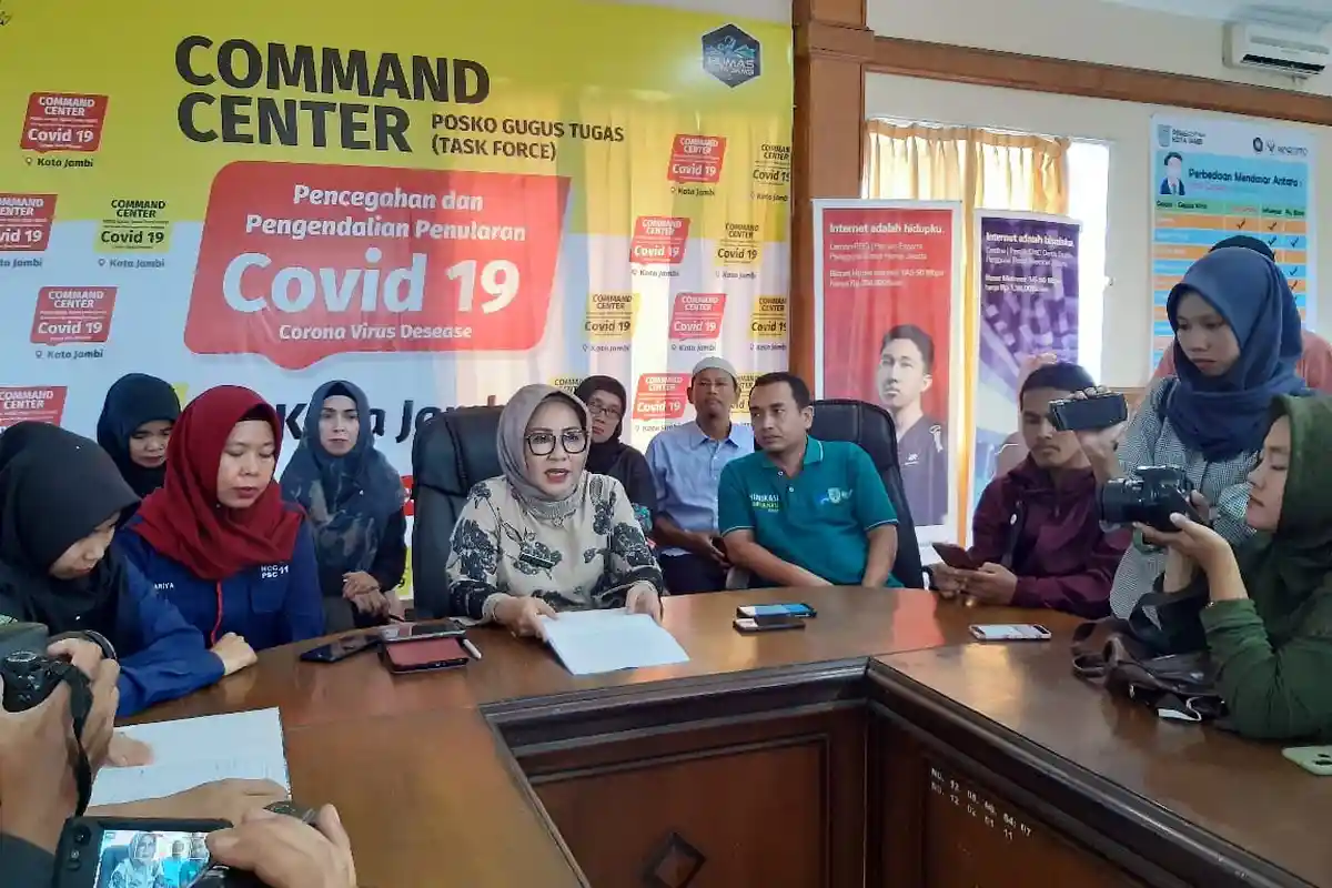 BREAKING NEWS Lima Orang di Kota Jambi Berstatus Pasien Dalam Pengawasan (PDP) Virus Corona