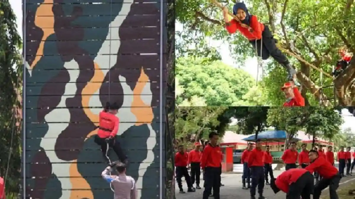 95 Petugas Rutan Makassar Latihan Fisik di SPN Batua