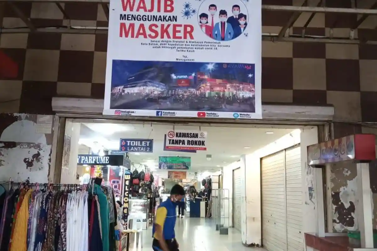 Wajib Semprot Disinfektan 2 Hari Sekali, Ini Aturan Kelonggaran Pembukaan Mall di Batam saat Corona